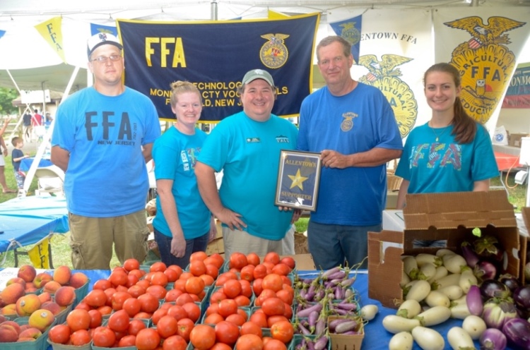 Monmouth County Future Farmers of America (FFA) members and friends at the 2013 Monmouth County Fair in Freehold, NJ.